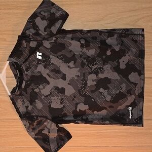Russell Boys Black Camo T-shirt S (6/7)